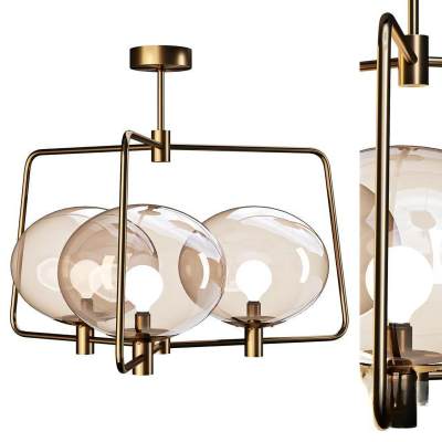 现代轻奢玻璃吊灯-D1